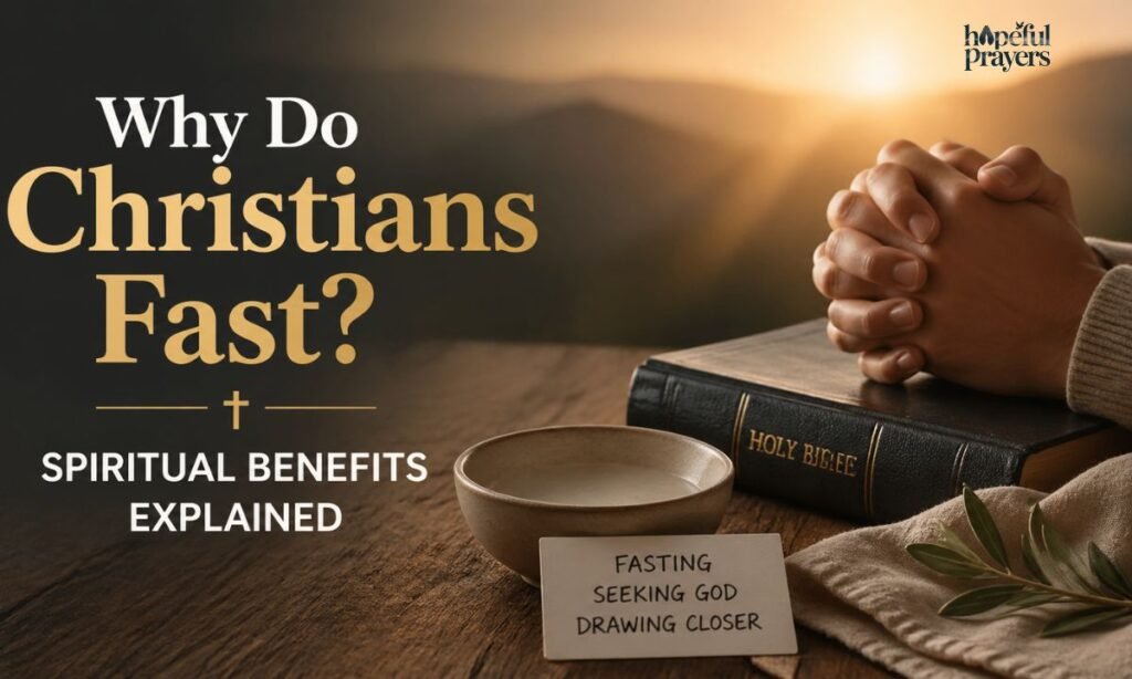 Why Do Christians Fast Spiritual Benefits Explained