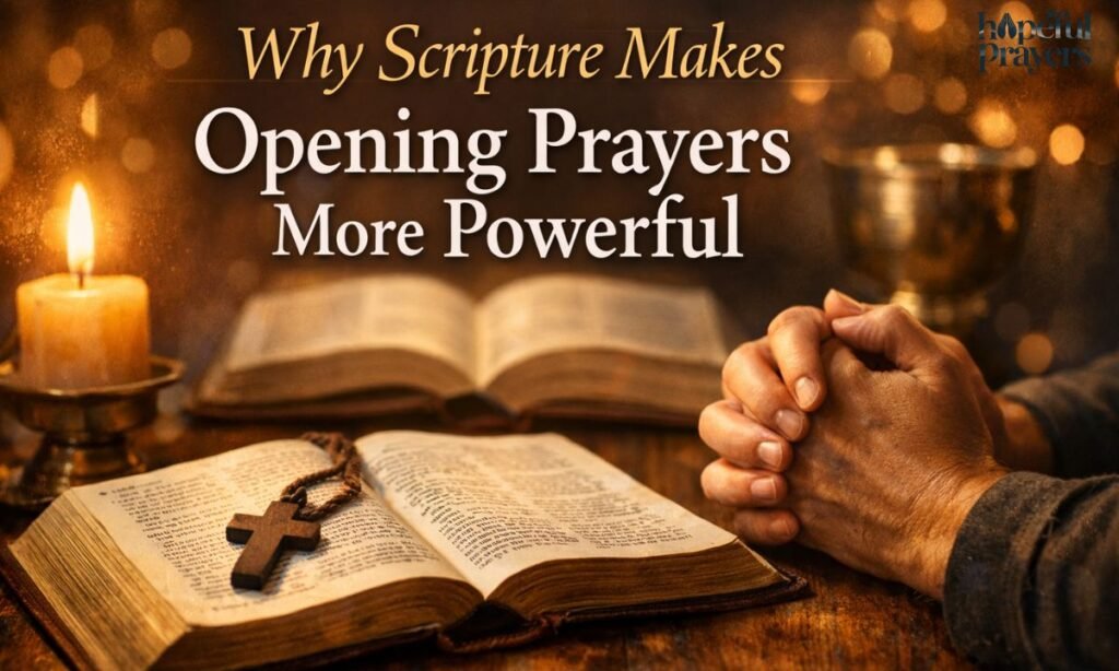Why Scripture Makes Opening Prayers More Powerful