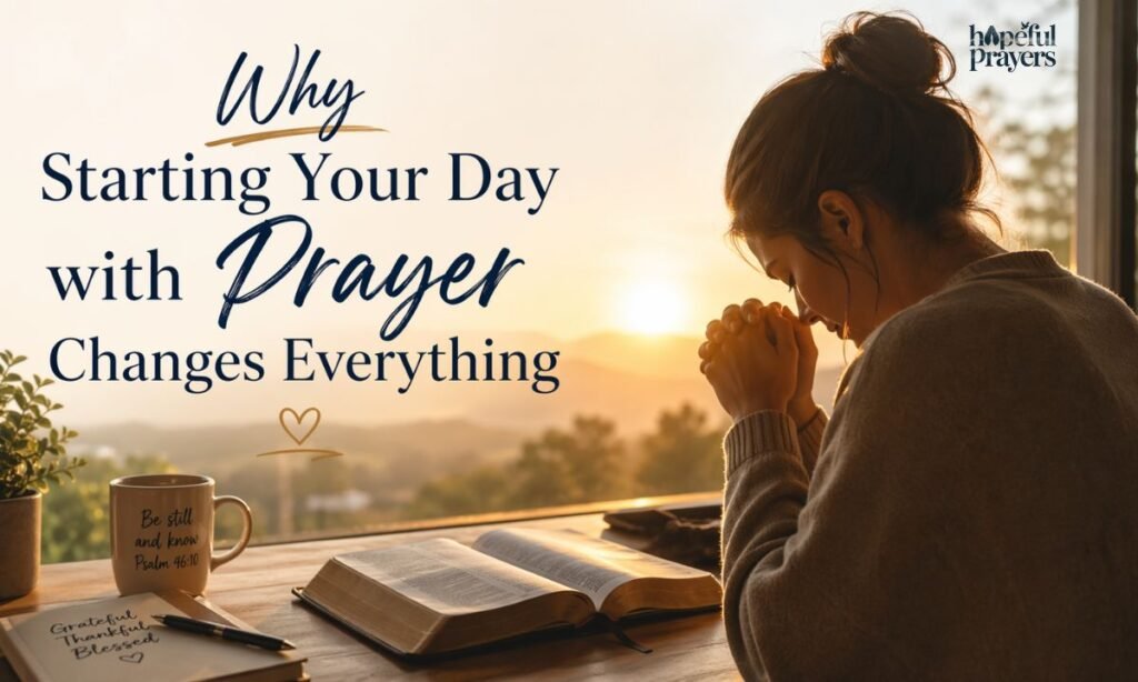 Why Starting Your Day with Prayer Changes Everything