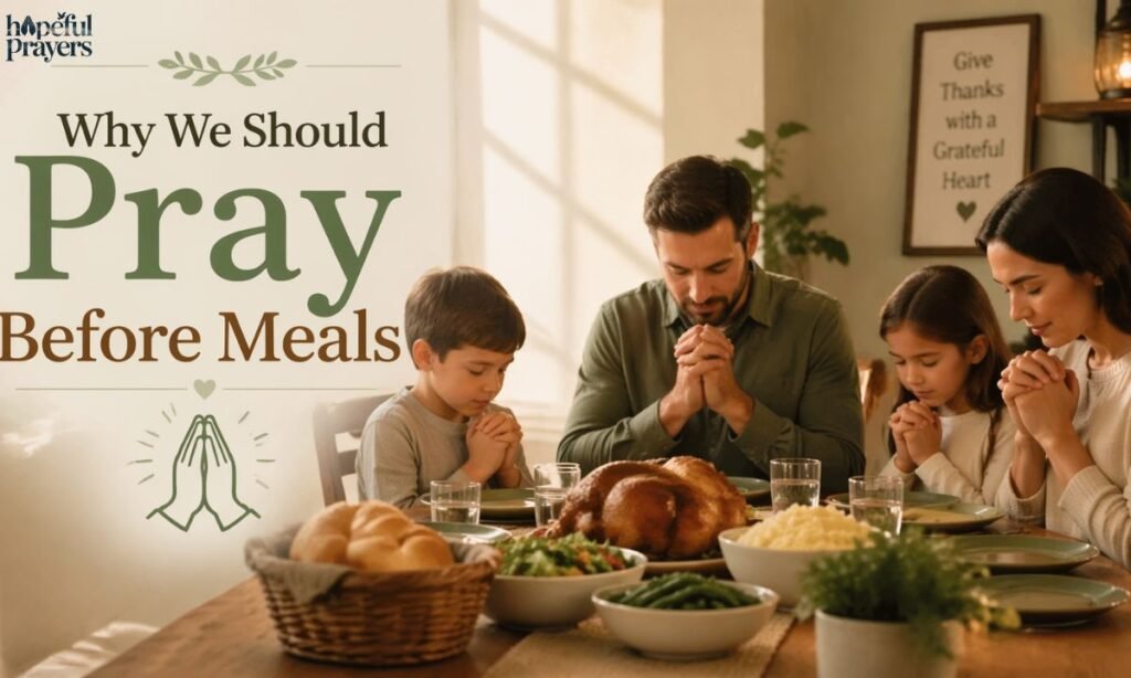 Why We Should Pray Before Meals