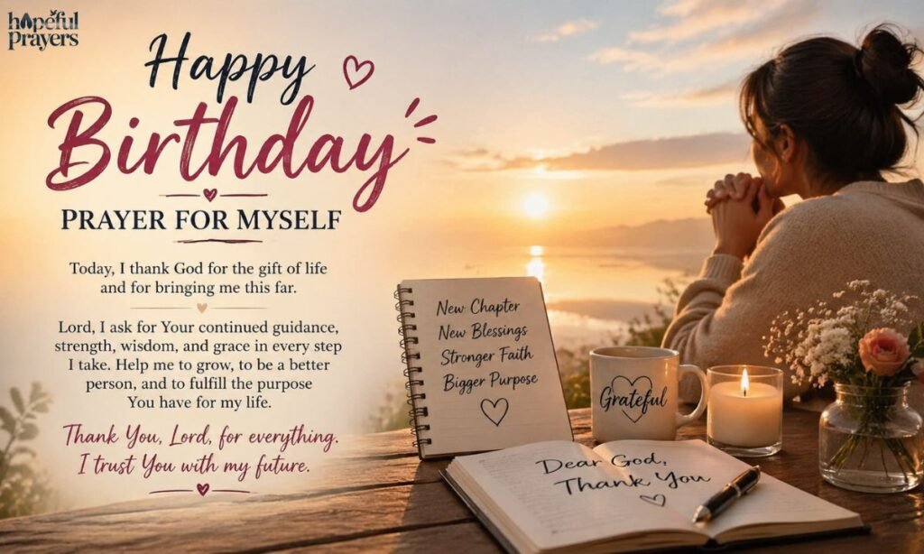 happy birthday prayer for myself