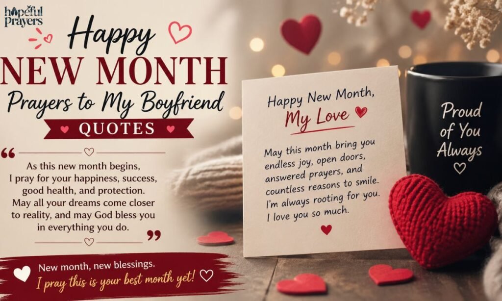 happy new month prayers to my boyfriend
