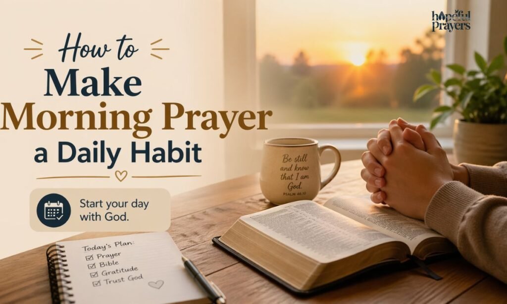how to make morning prayer a daily habit