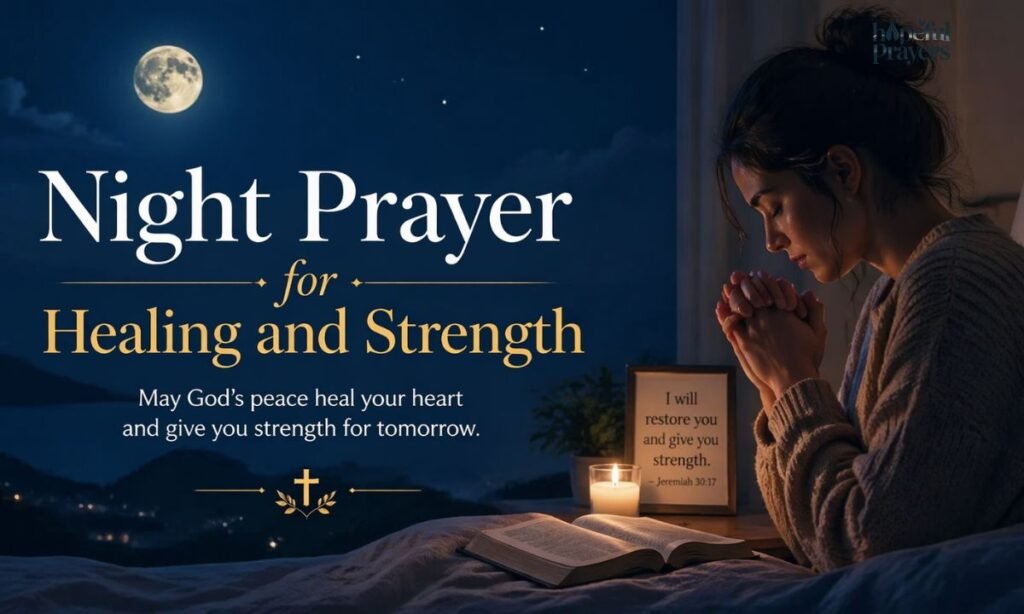 night prayers for healing and strength