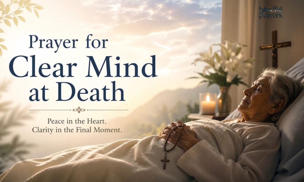 prayer for clear mind at death