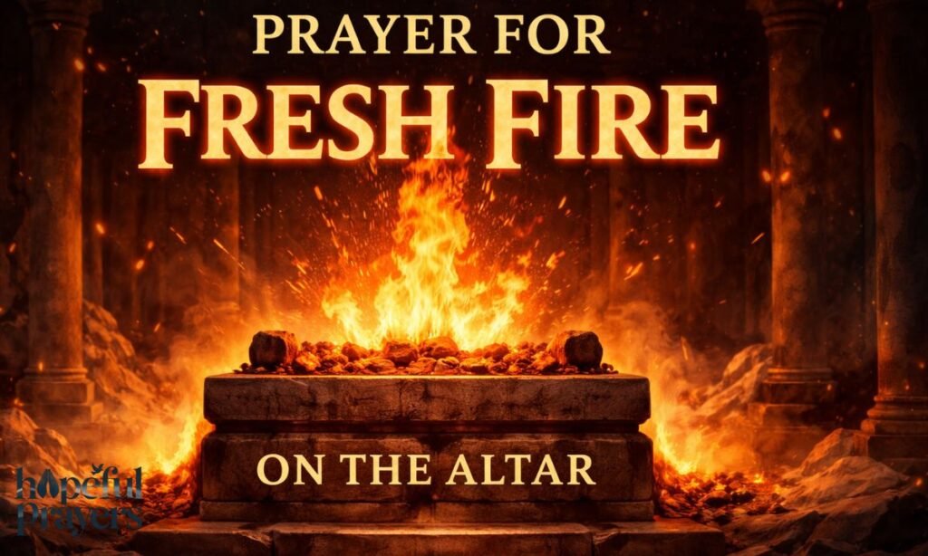 prayer for fresh fire on the altar