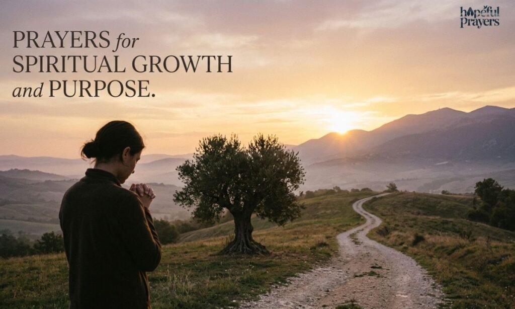 prayer for spiritual growth and purpose