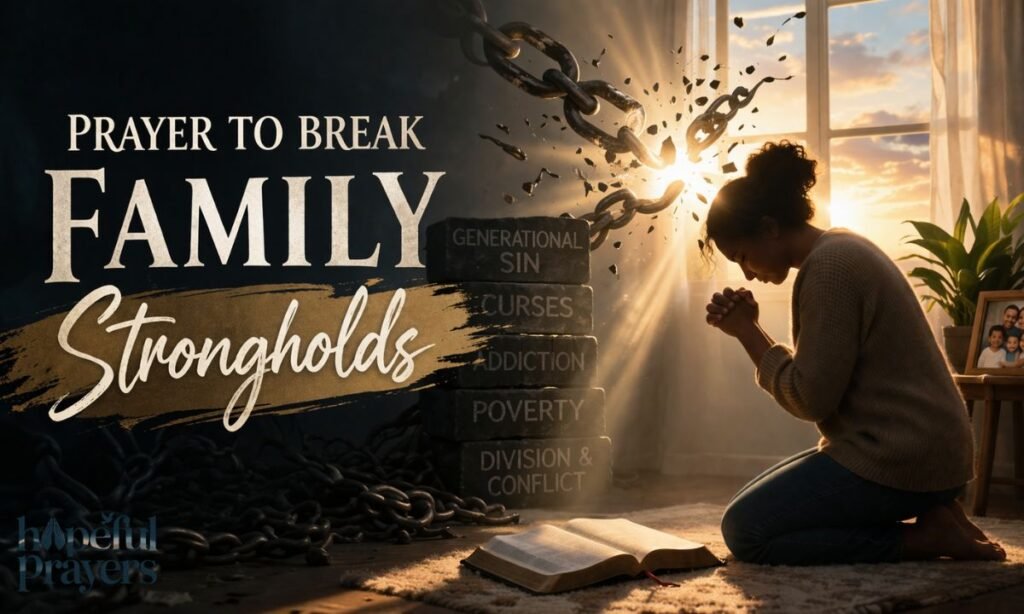 prayer to break family strongholds