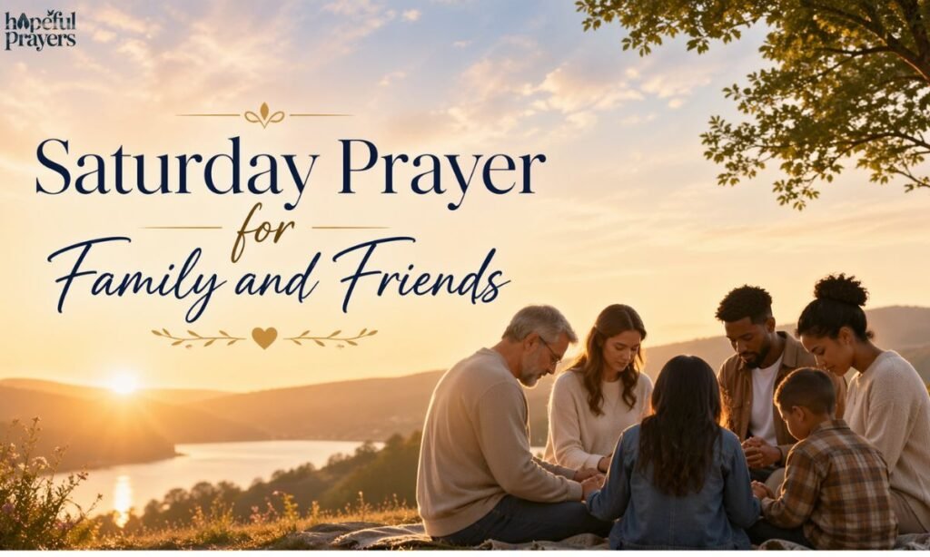 saturday prayer for family and friends