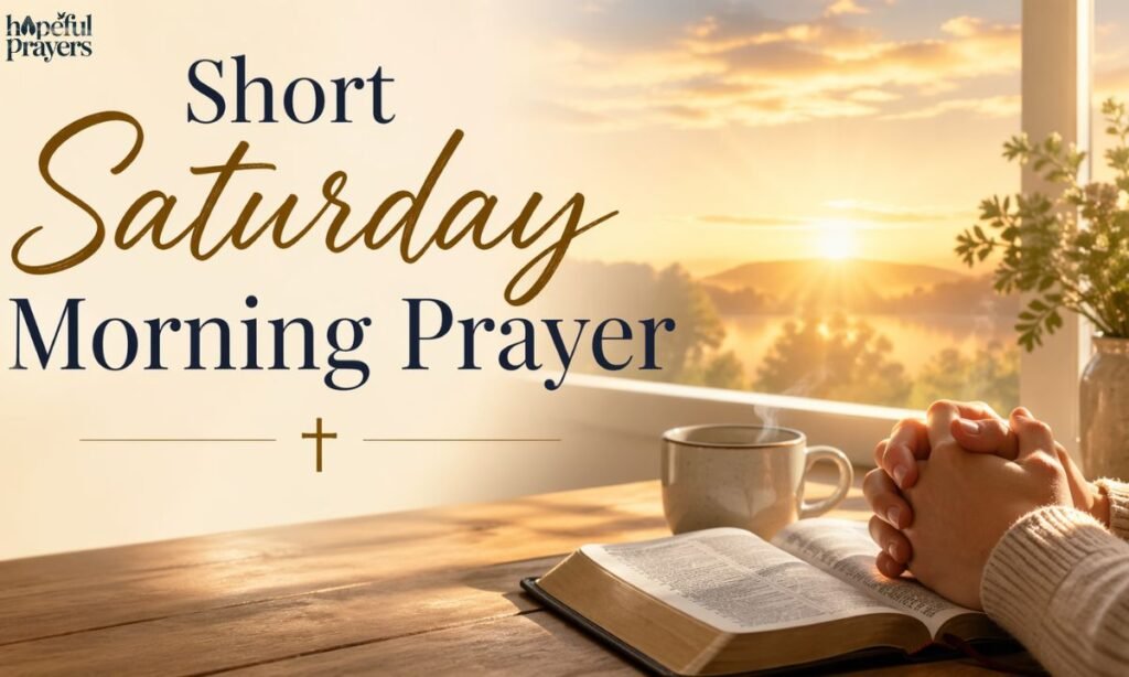 short saturday morning prayer