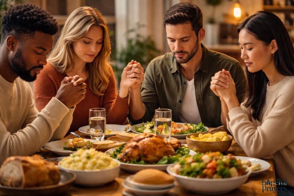 simple prayer before meal with friends (1)