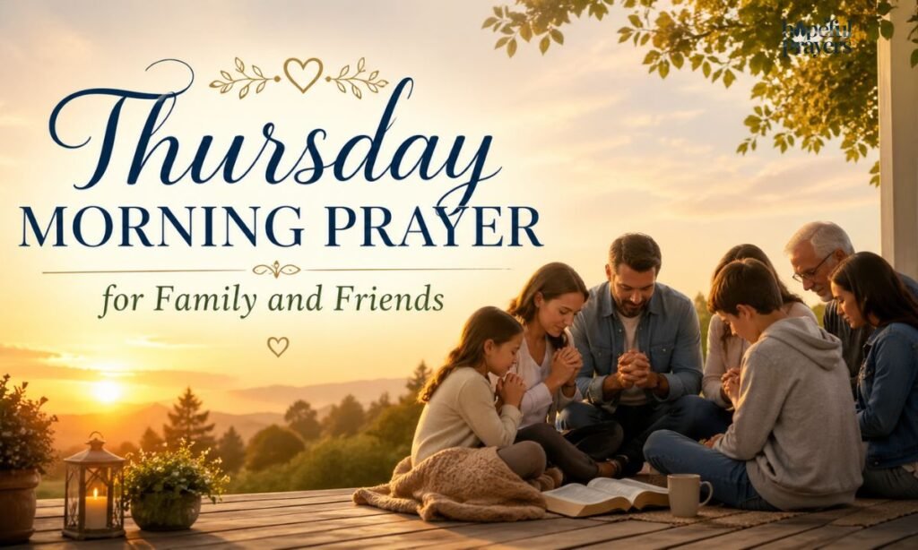 thursday morning prayer for family and friends