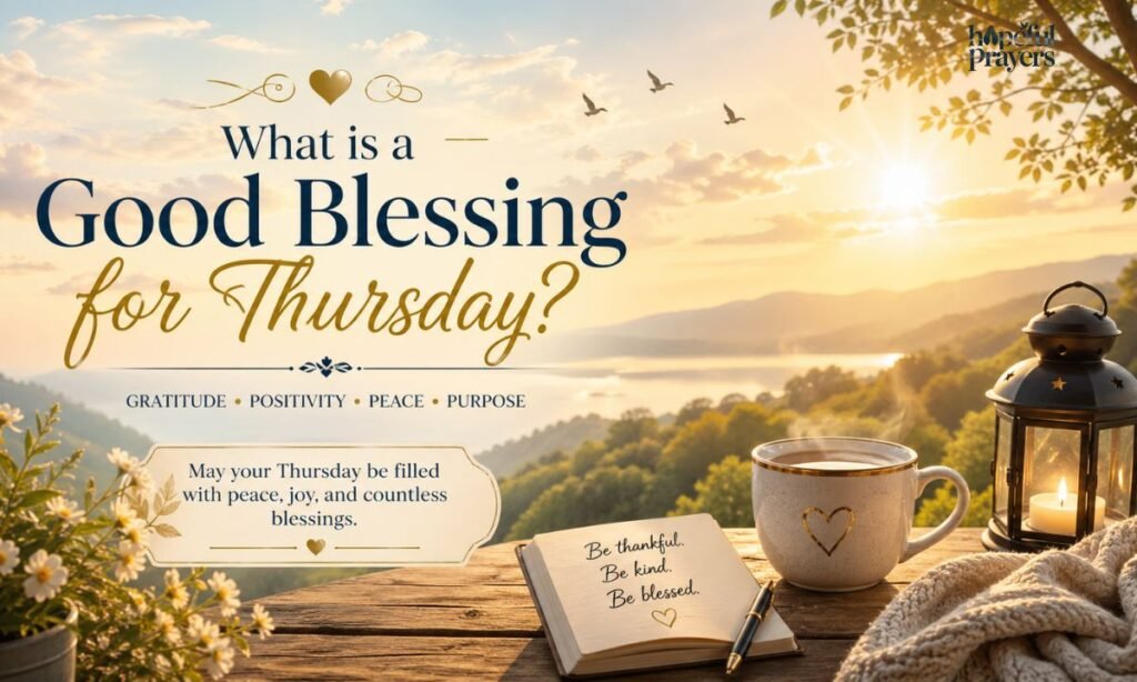 what is good blessing for thursday
