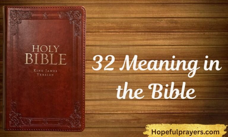 32 Meaning in the Bible