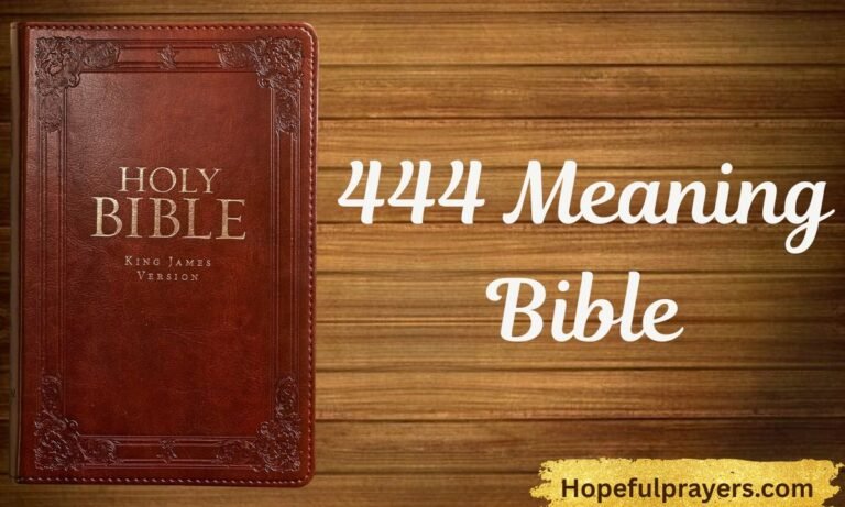 444 Meaning Bible