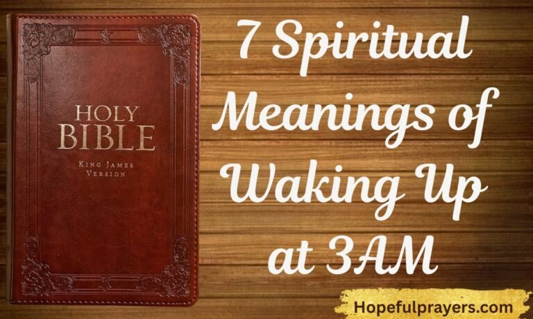7 Spiritual Meanings of Waking Up at 3AM