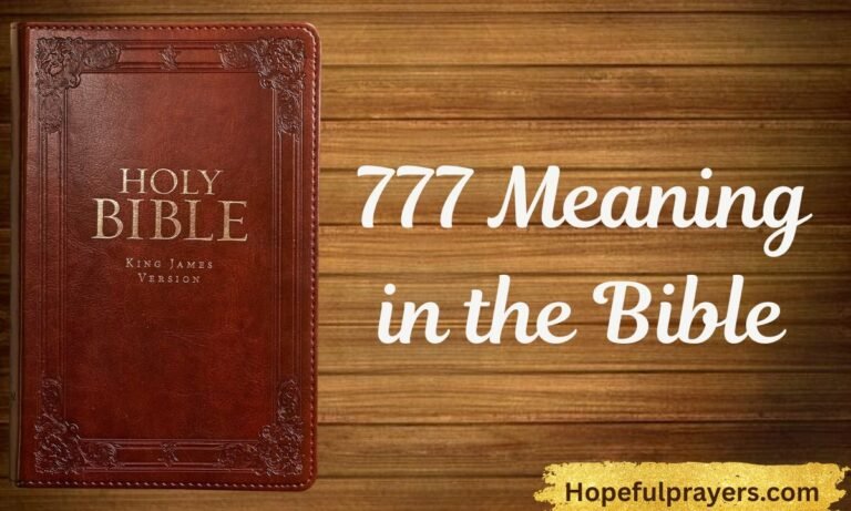777 Meaning in the Bible