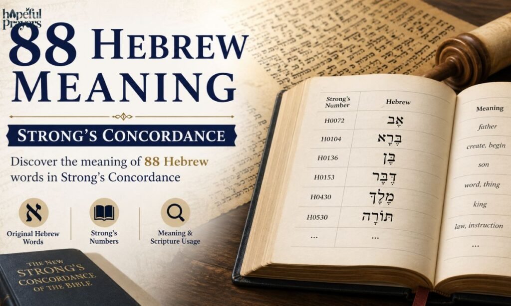 88 Hebrew meaning Strong's Concordance