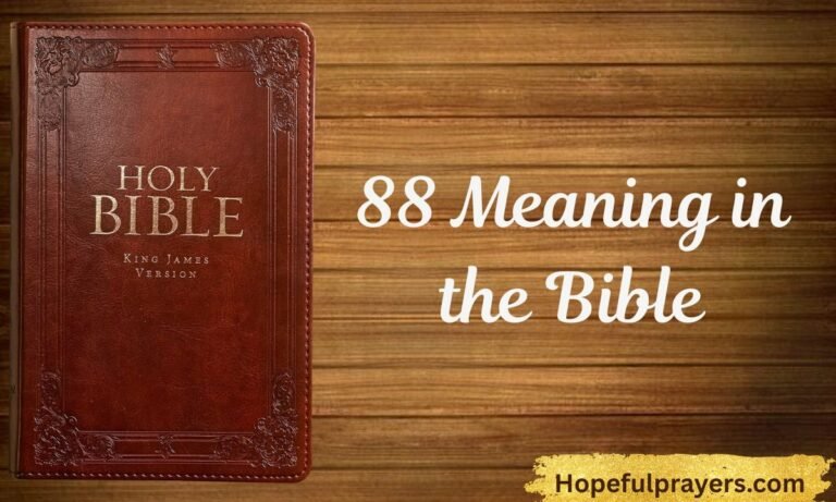 88 Meaning in the Bible