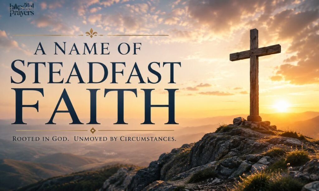 A Name of Steadfast Faith