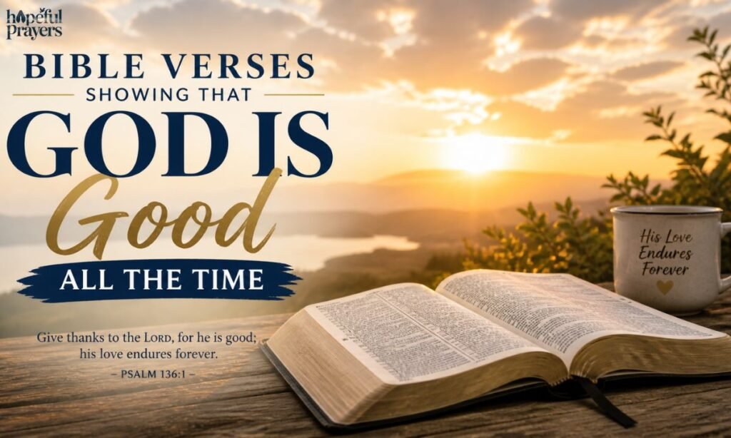 Bible Verses Showing That God Is Good All the Time