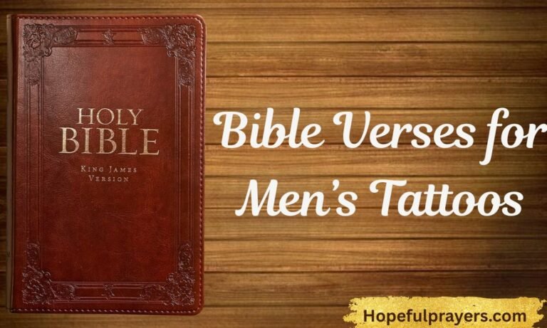Bible Verses for Men’s Tattoos