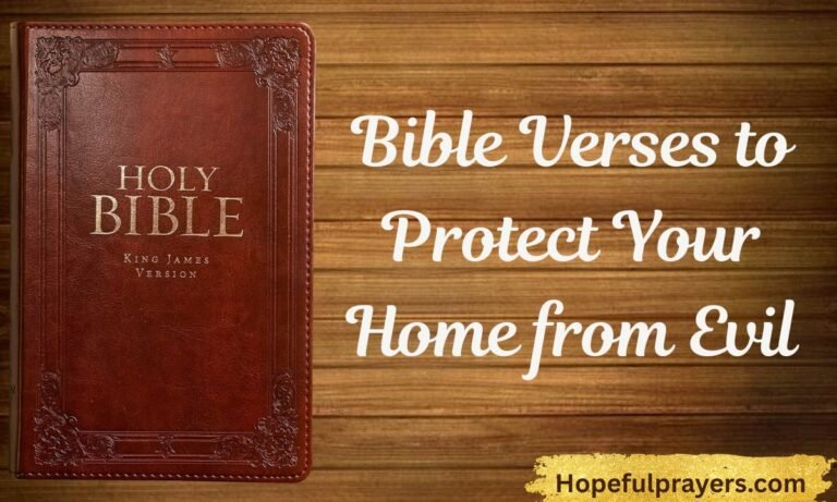 Bible Verses to Protect Your Home from Evil