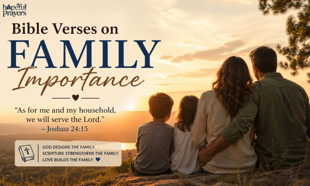 Bible verse on family importance