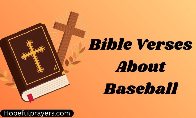 Bible verses about baseball
