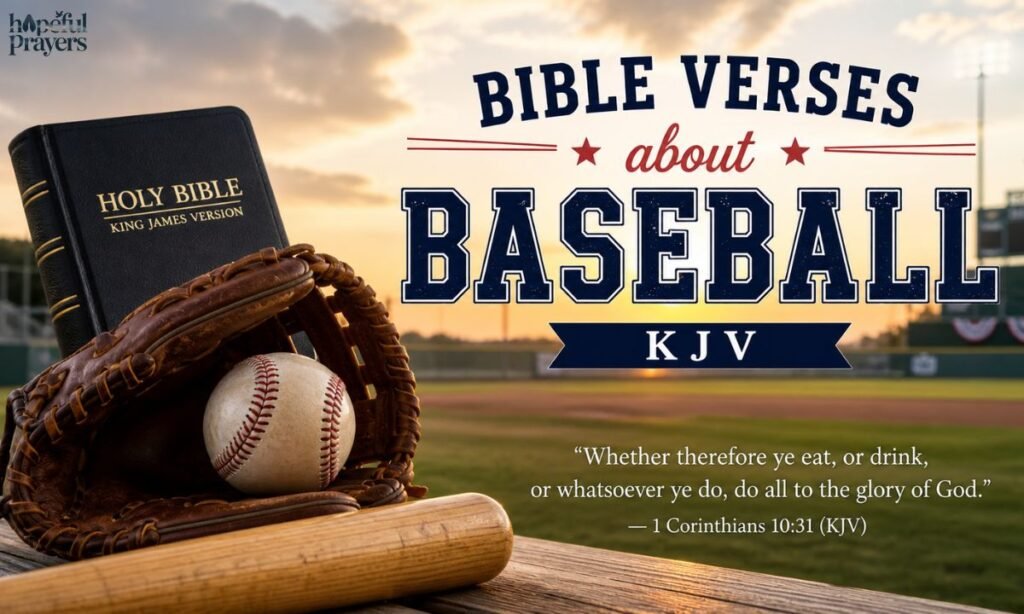 Bible verses about baseball kjv