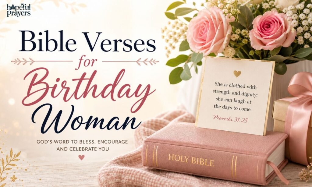 Bible verses for birthday woman