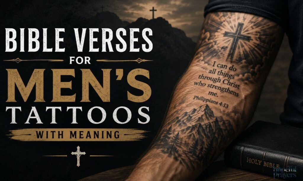 Bible verses for men's tattoos with meaning