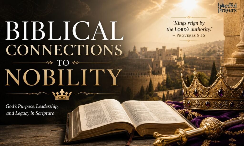 Biblical Connections to Nobility