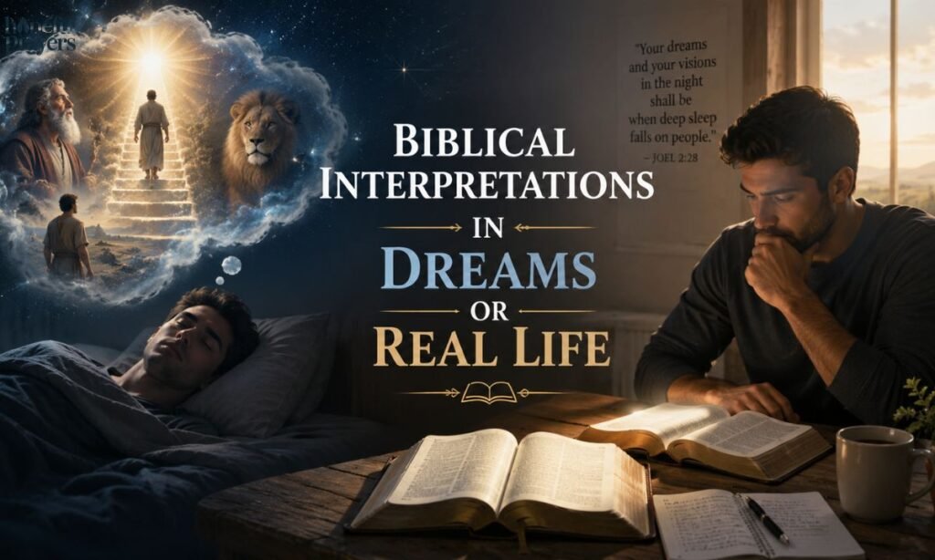 Biblical Interpretations in Dreams or Real Life (1)