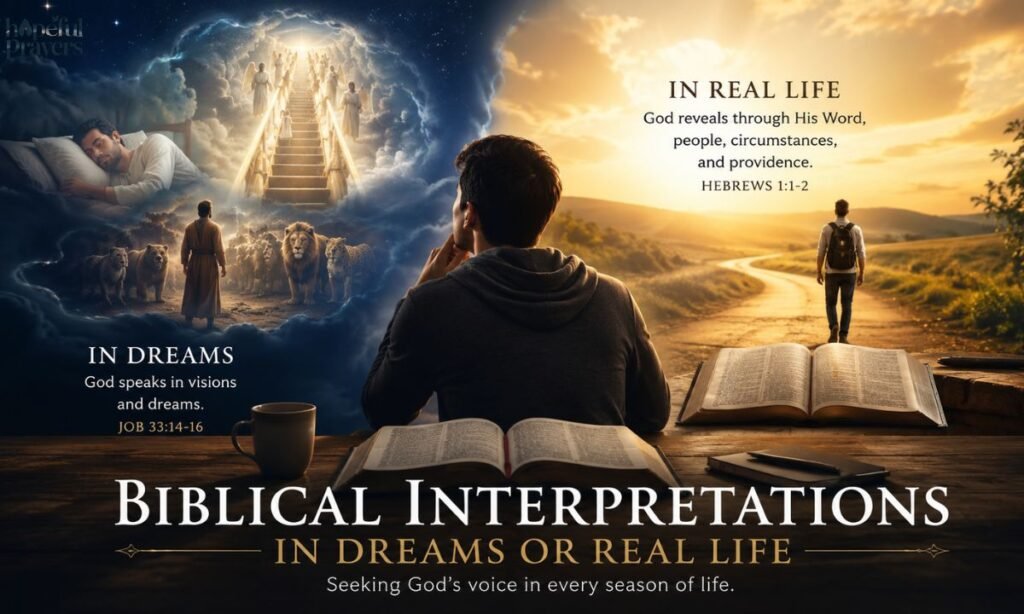 Biblical Interpretations in Dreams or Real Life
