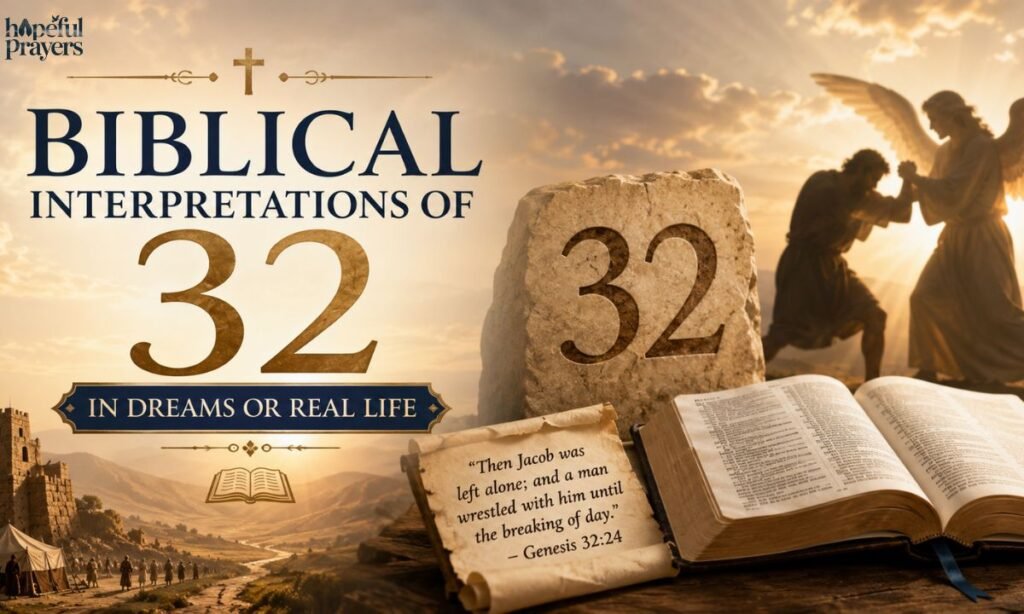 Biblical Interpretations of 32 in Dreams or Real Life