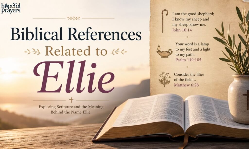Biblical References Related to Ellie