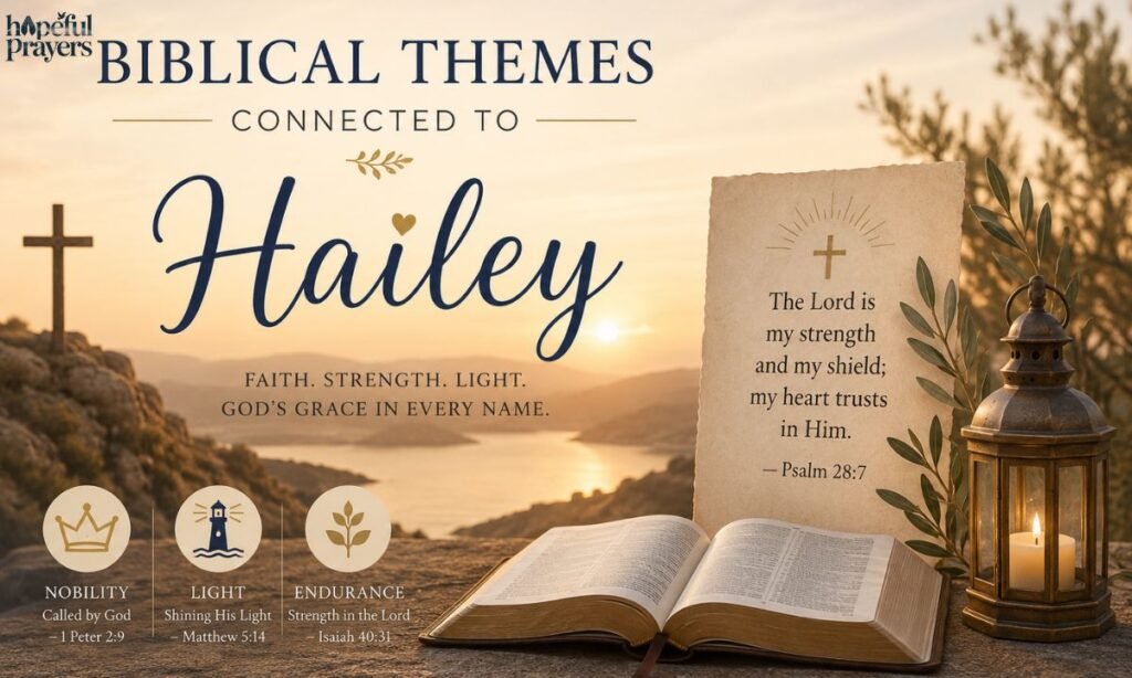 Biblical Themes Connected to Hailey