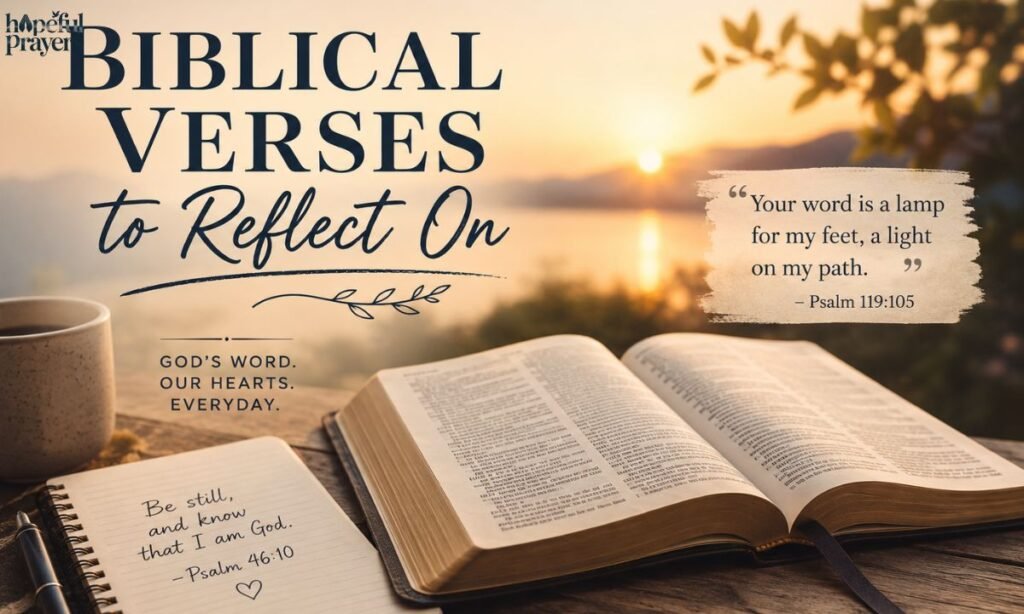 Biblical Verses to Reflect On (1)
