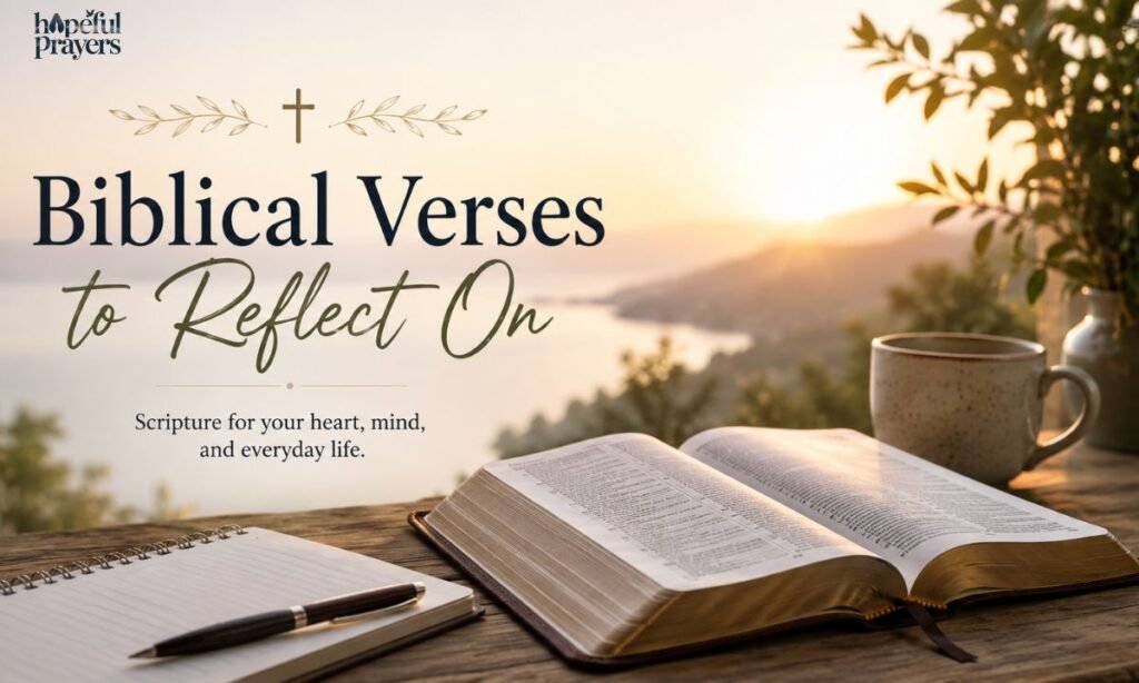 Biblical Verses to Reflect On