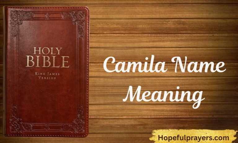 Camila Name Meaning