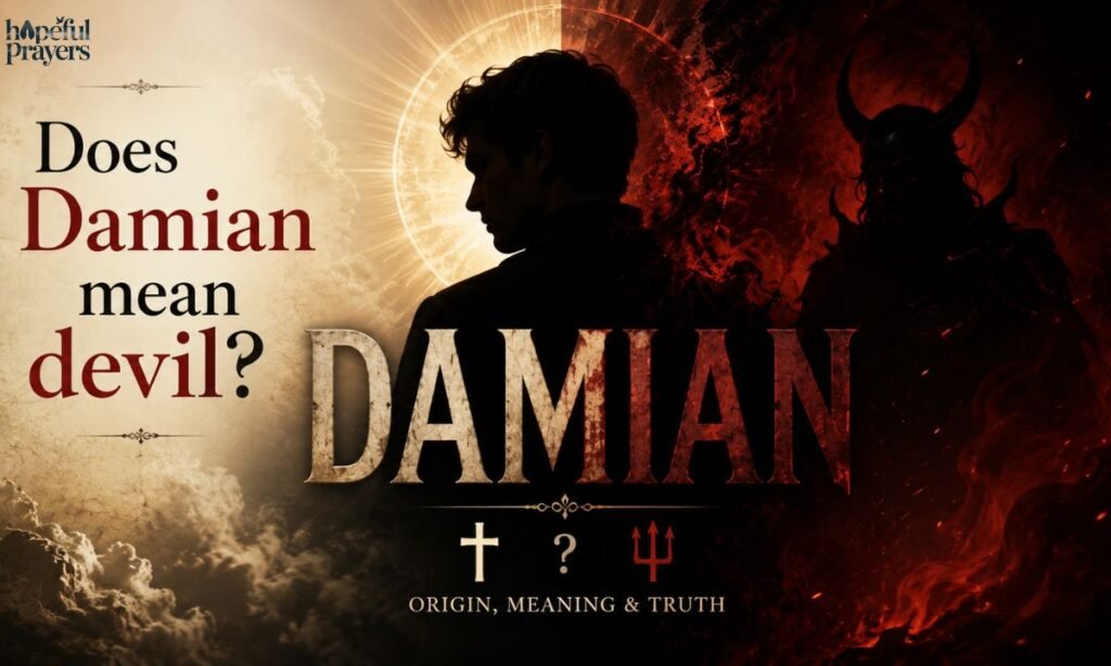 Does Damian mean devil