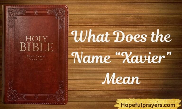Emery Name SpirWhat Does the Name “Xavier” Meanitual Meaning
