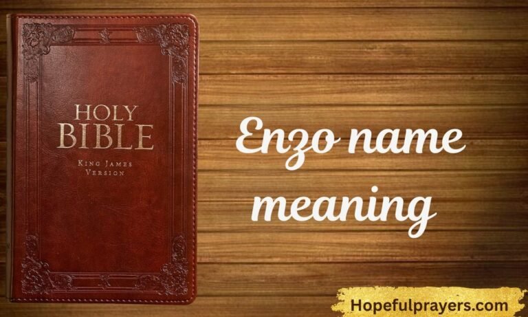 Enzo name meaning