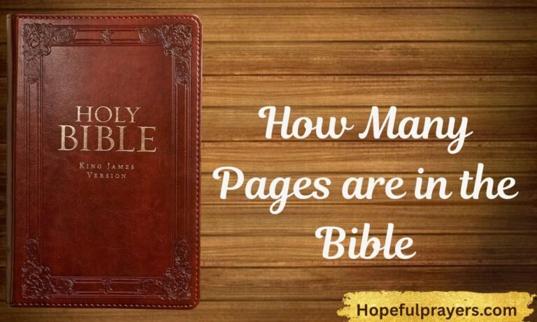How Many Pages are in the Bible