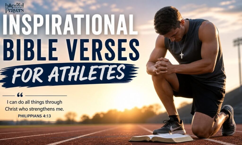 Inspirational bible verses for athletes