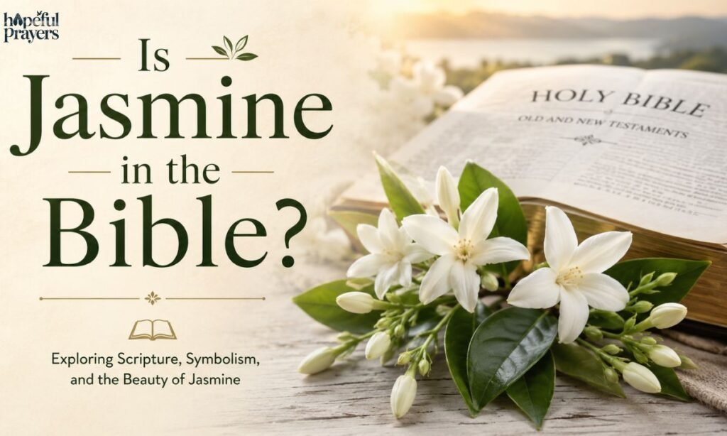 Is jasmine in the Bible