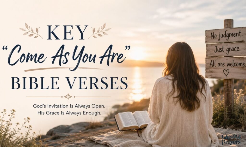 Key “Come As You Are” Bible Verses