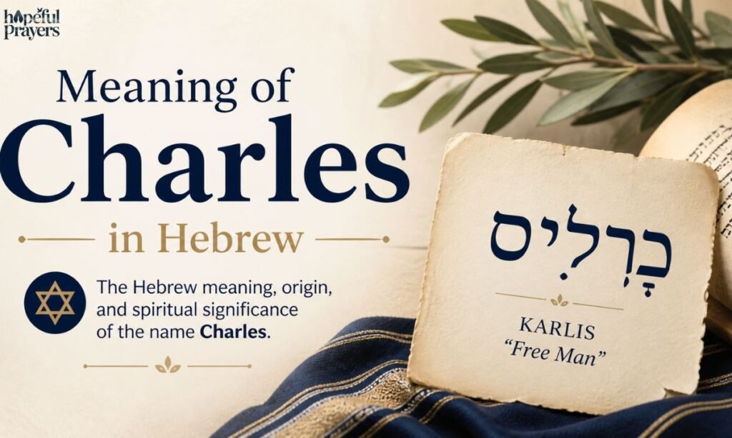 Meaning of Charles in Hebrew