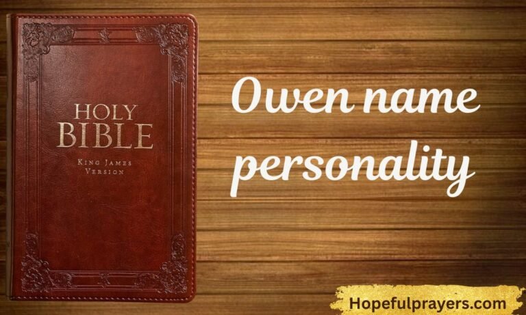 Owen name personality